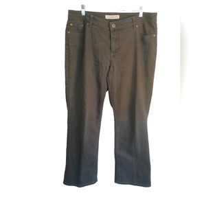 Chico's Pants, Size 12 Short, Black Denim Jeans Boot Cut, Basic Blck, Normcore,